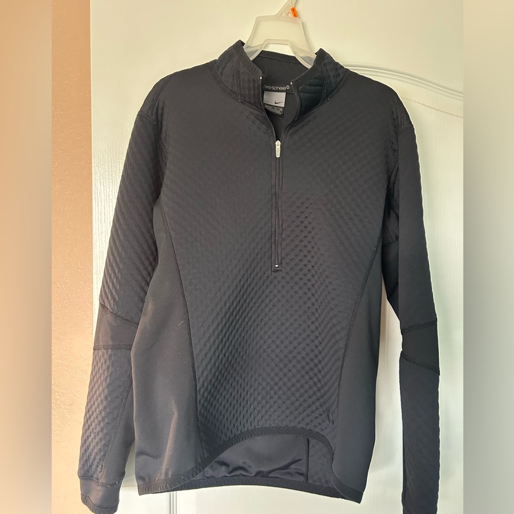 Nike sphere black athletic jacket. Size: M (8-10)